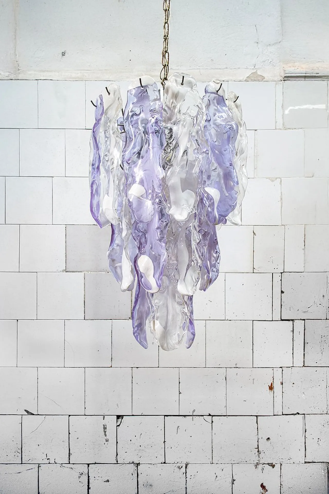 Murano glass pendantlamp by Mazzega, 1970s 1