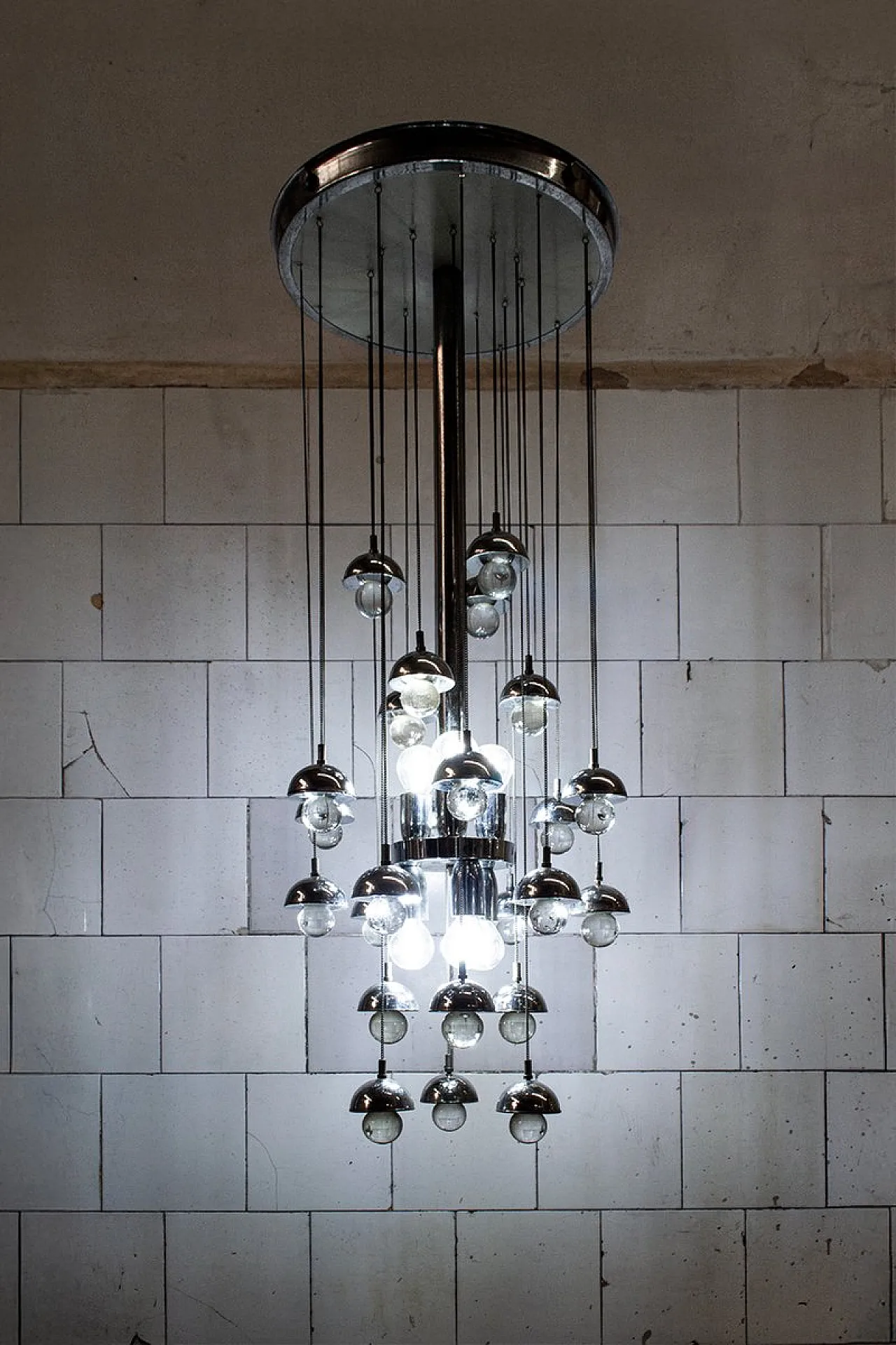 Space Age ceiling lamp, 1960s 3