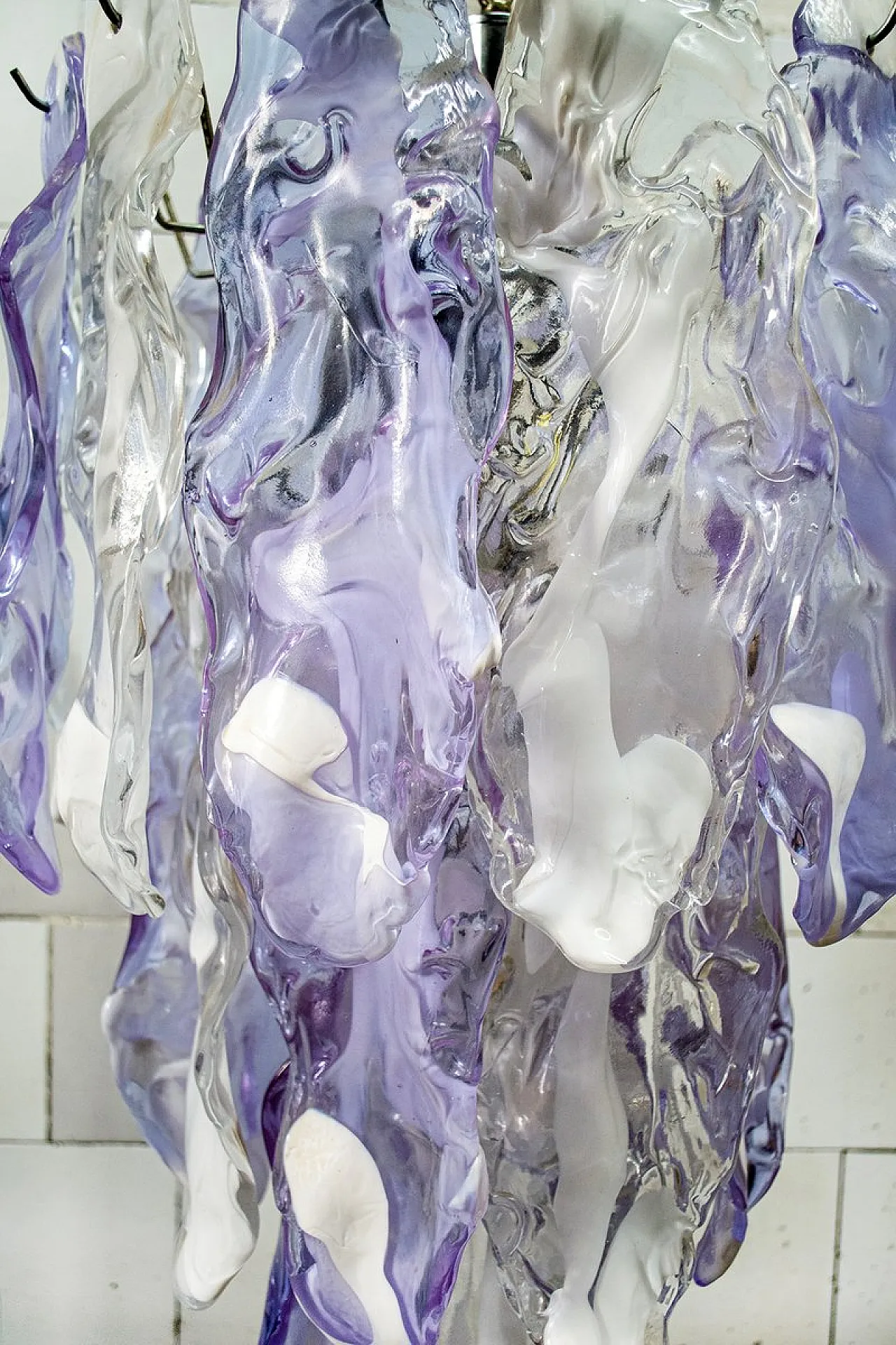 Murano glass pendantlamp by Mazzega, 1970s 6