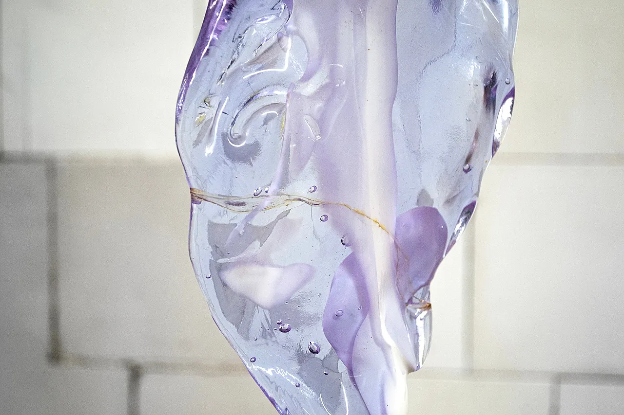 Murano glass pendantlamp by Mazzega, 1970s 7