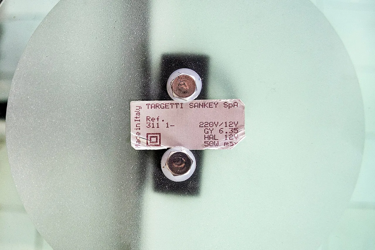 Table lamp by Targetti Sankey with steel structure, 1980s 6