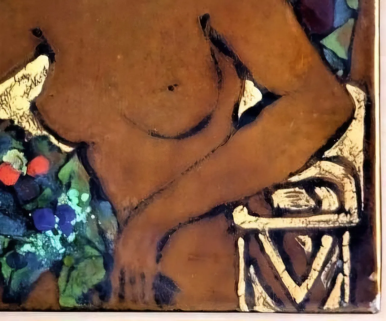 Art Nouveau/Jugendstil enamelled on metal panel, early 20th century 3