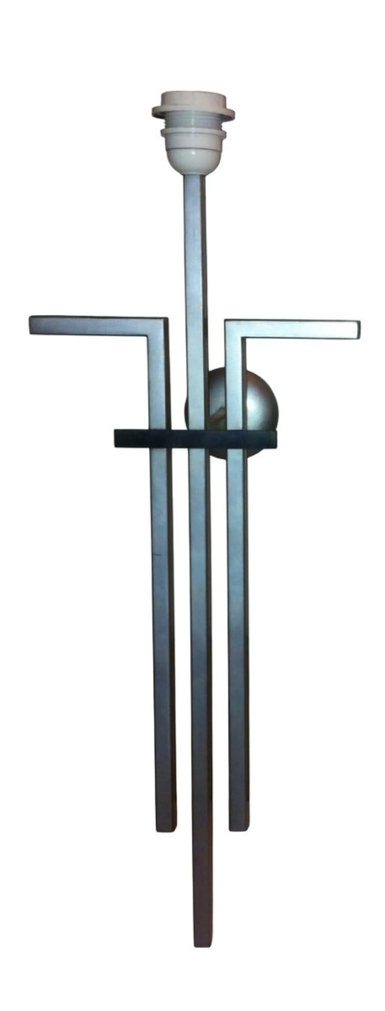 Sculptural Pair of Geometric Wall Sconces, 1970s 2