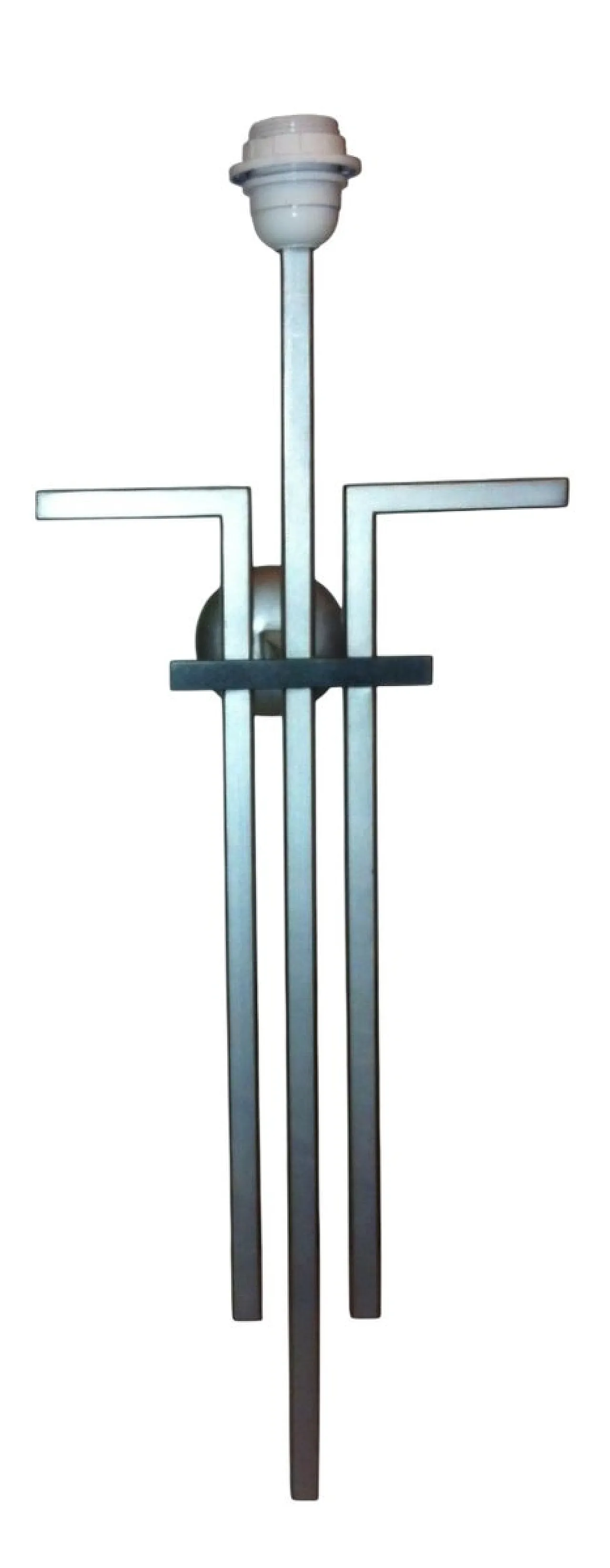 Sculptural Pair of Geometric Wall Sconces, 1970s 3