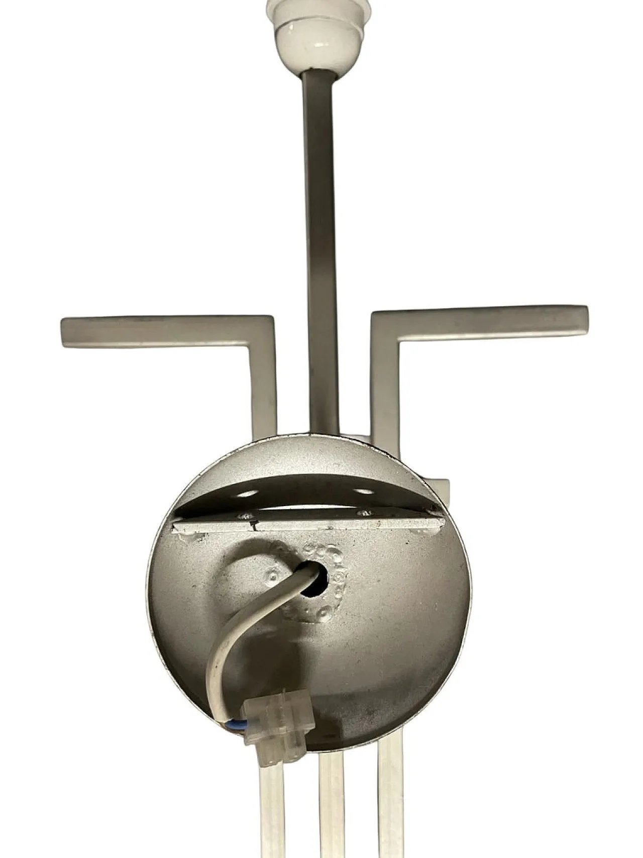 Sculptural Pair of Geometric Wall Sconces, 1970s 4