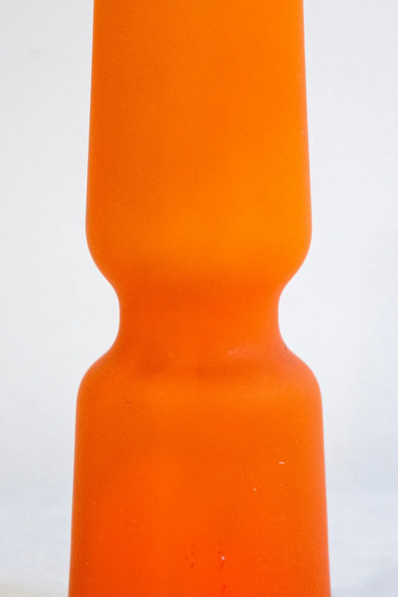 Vaso in vetro di Murano arancione di Carlo Moretti, anni '60 4