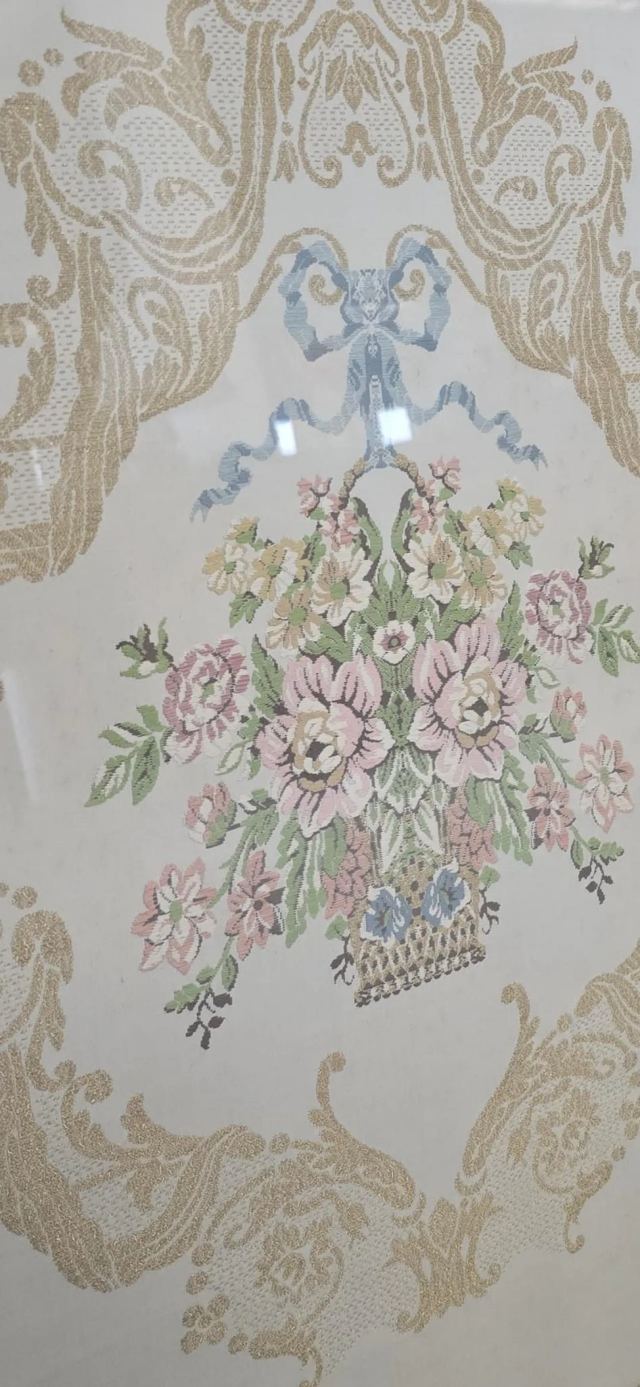 Pair of handcrafted embroidery paintings, 1970s 10