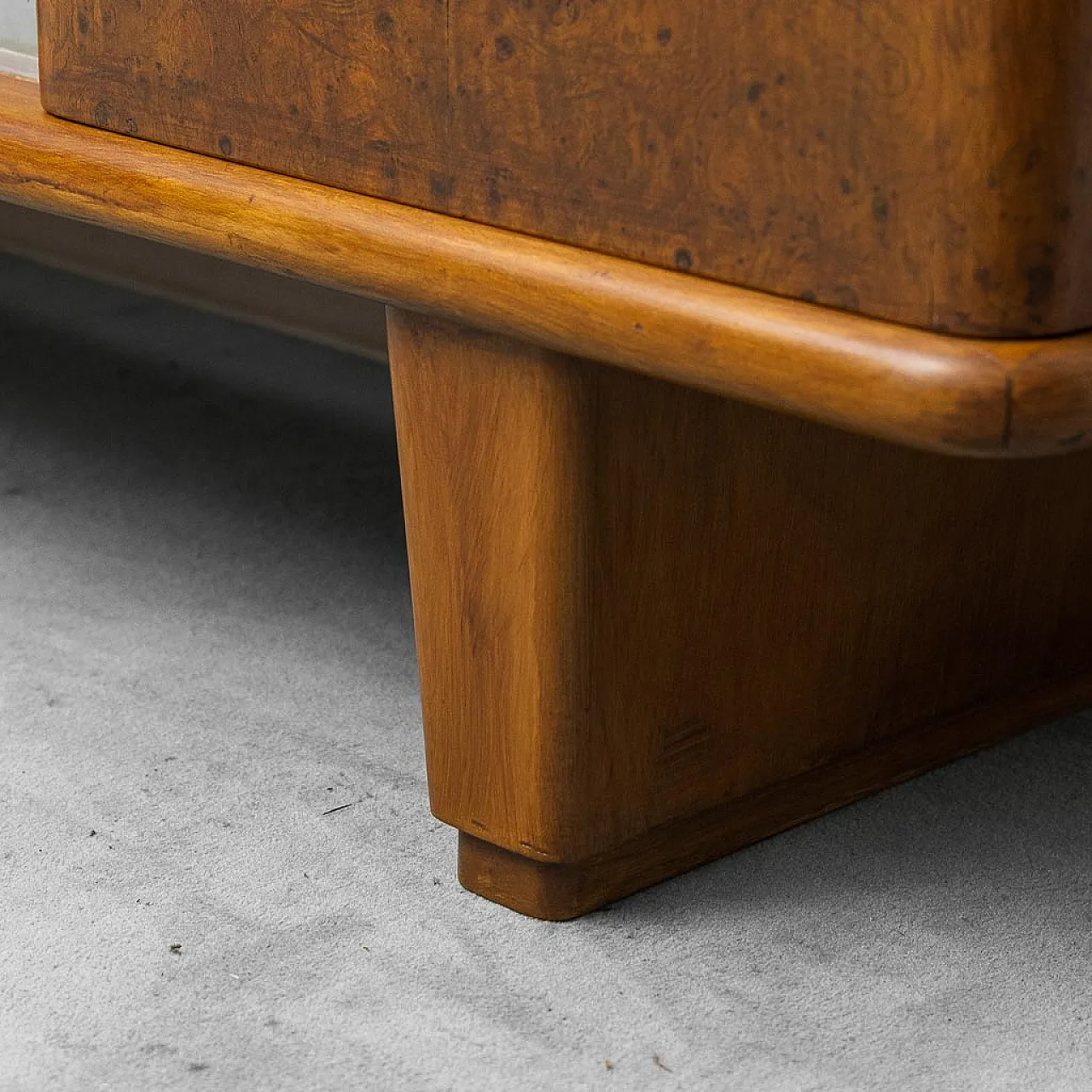 Wooden sideboard cabinet, 1940s 9