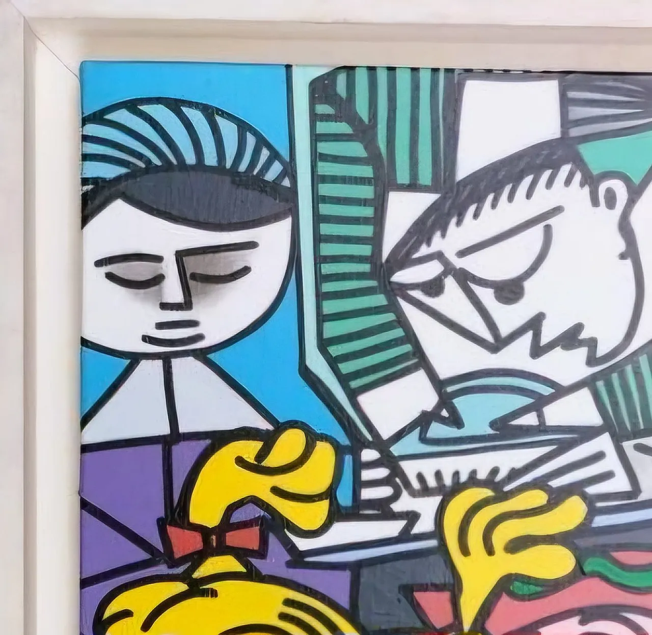 Pop Art figurative composition by Gudmundur Erró, 2000s 3