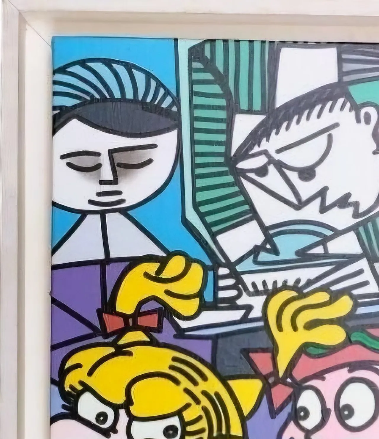 Pop Art figurative composition by Gudmundur Erró, 2000s 4