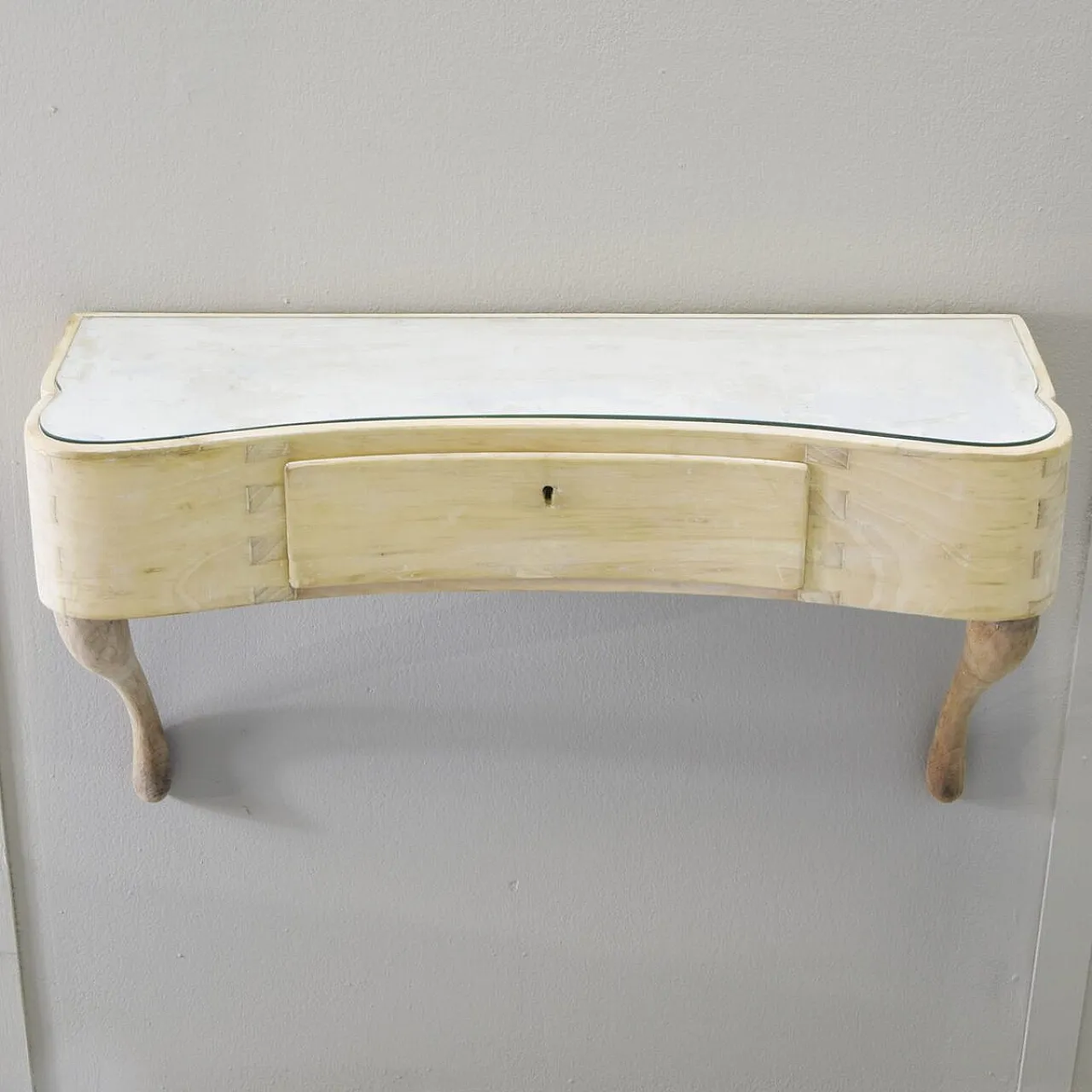 Kidney-shaped console table by Paolo Buffa, 1950s 2