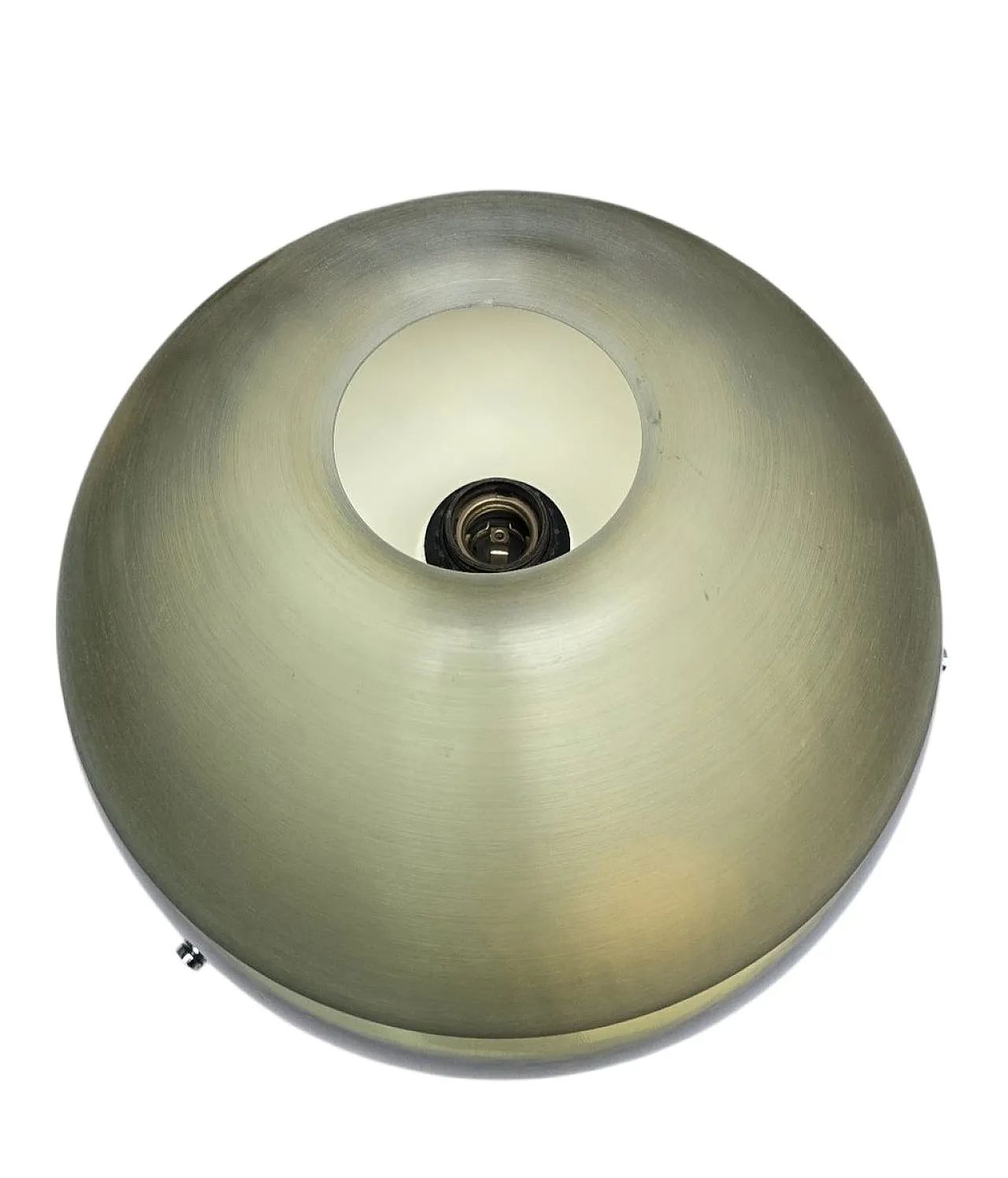 Lampada da soffitto moderna emisferica di Guzzini, anni '70 2