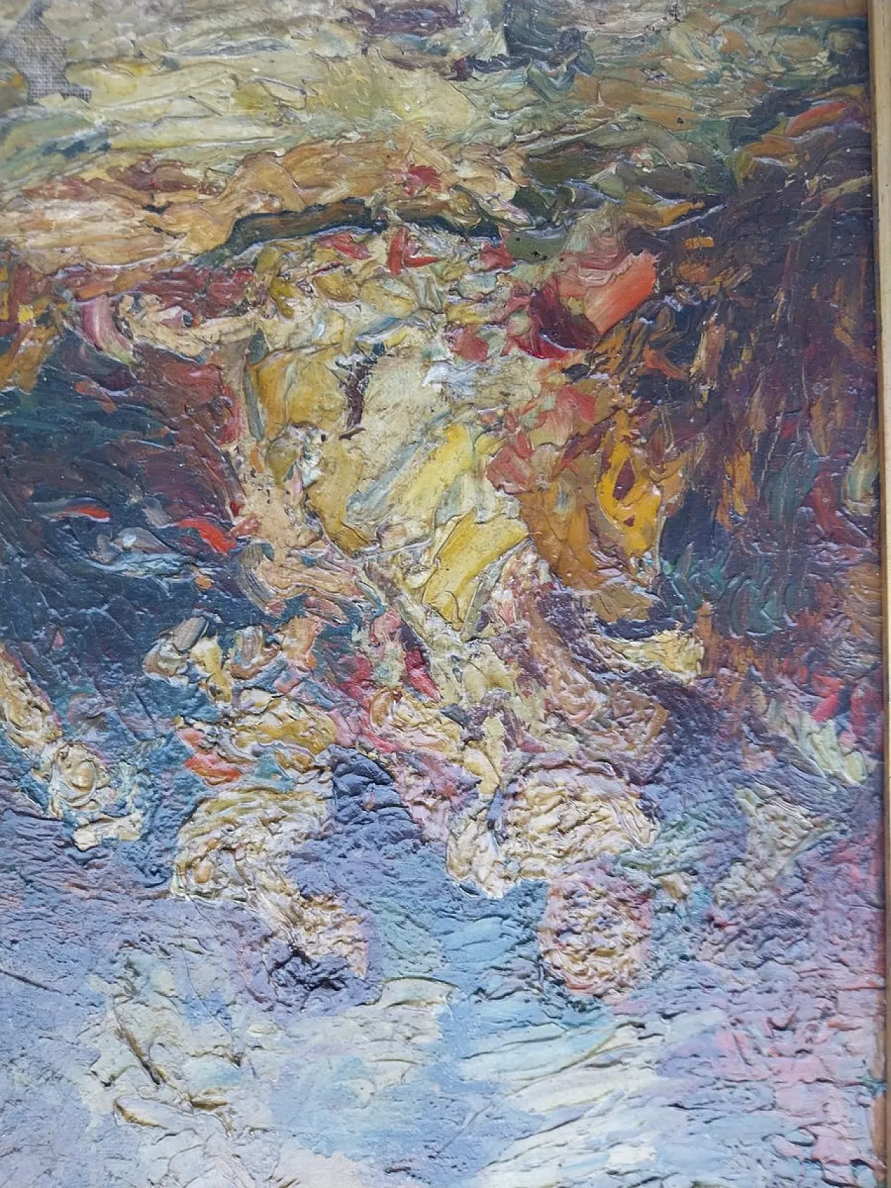 Three Elegant Ladies in a Park by Adolphe Montice, '800 7