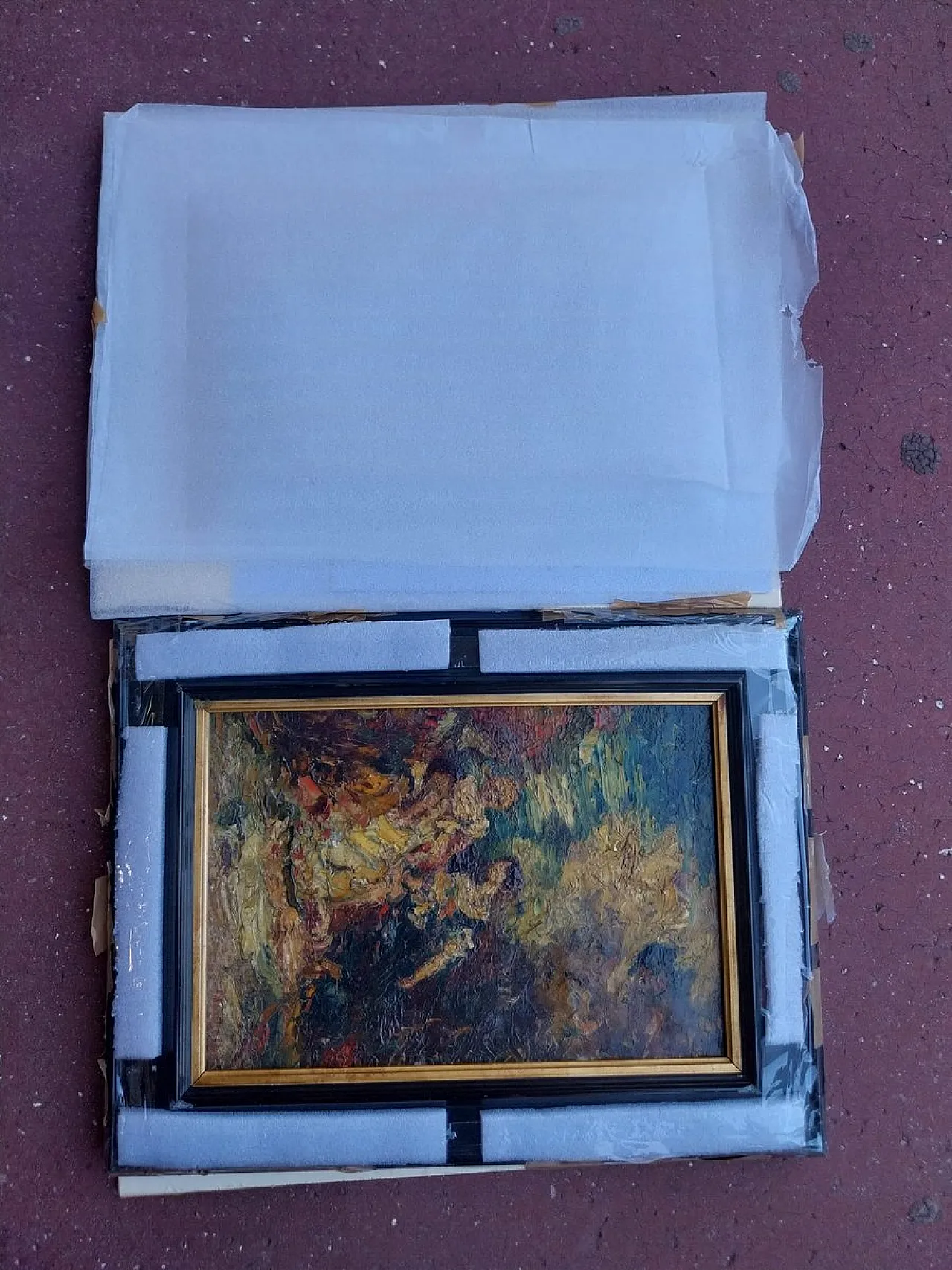 Three Elegant Ladies in a Park by Adolphe Montice, '800 11