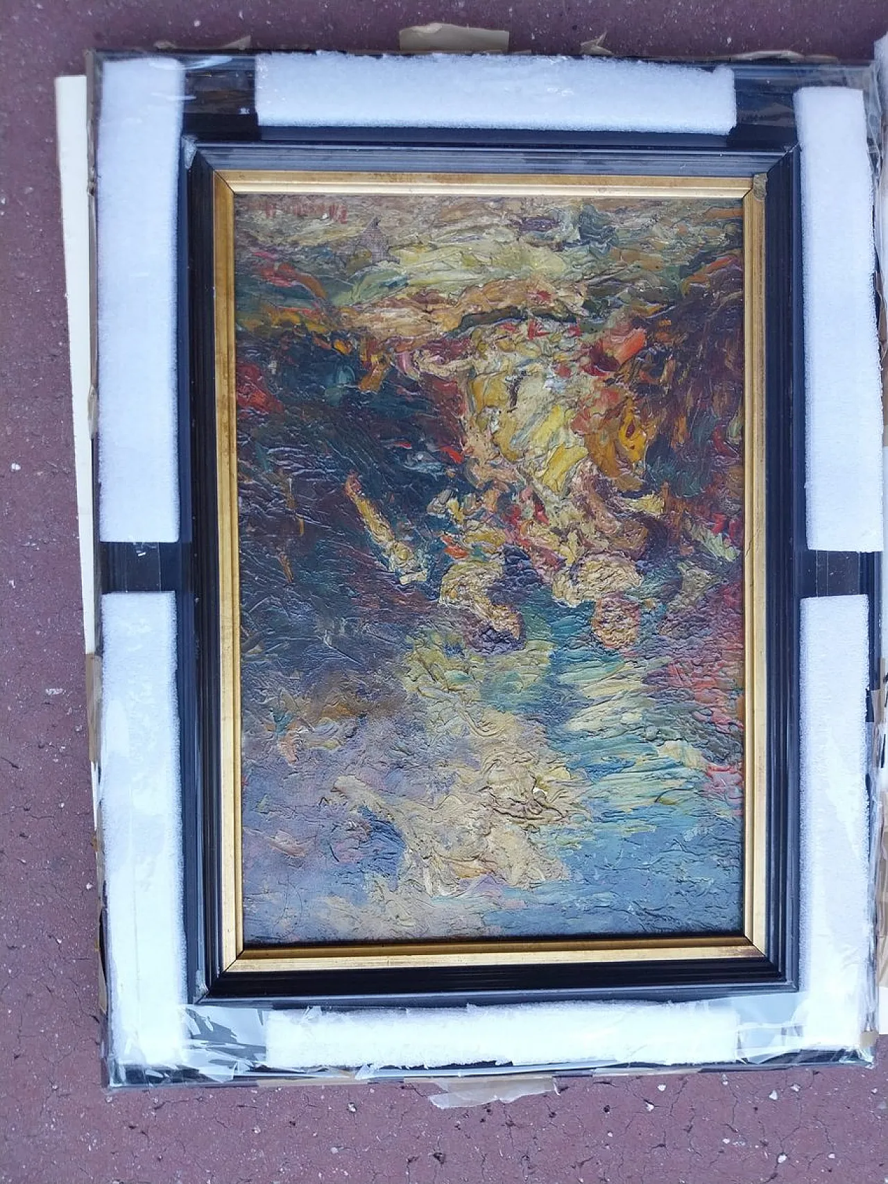 Three Elegant Ladies in a Park by Adolphe Montice, '800 12