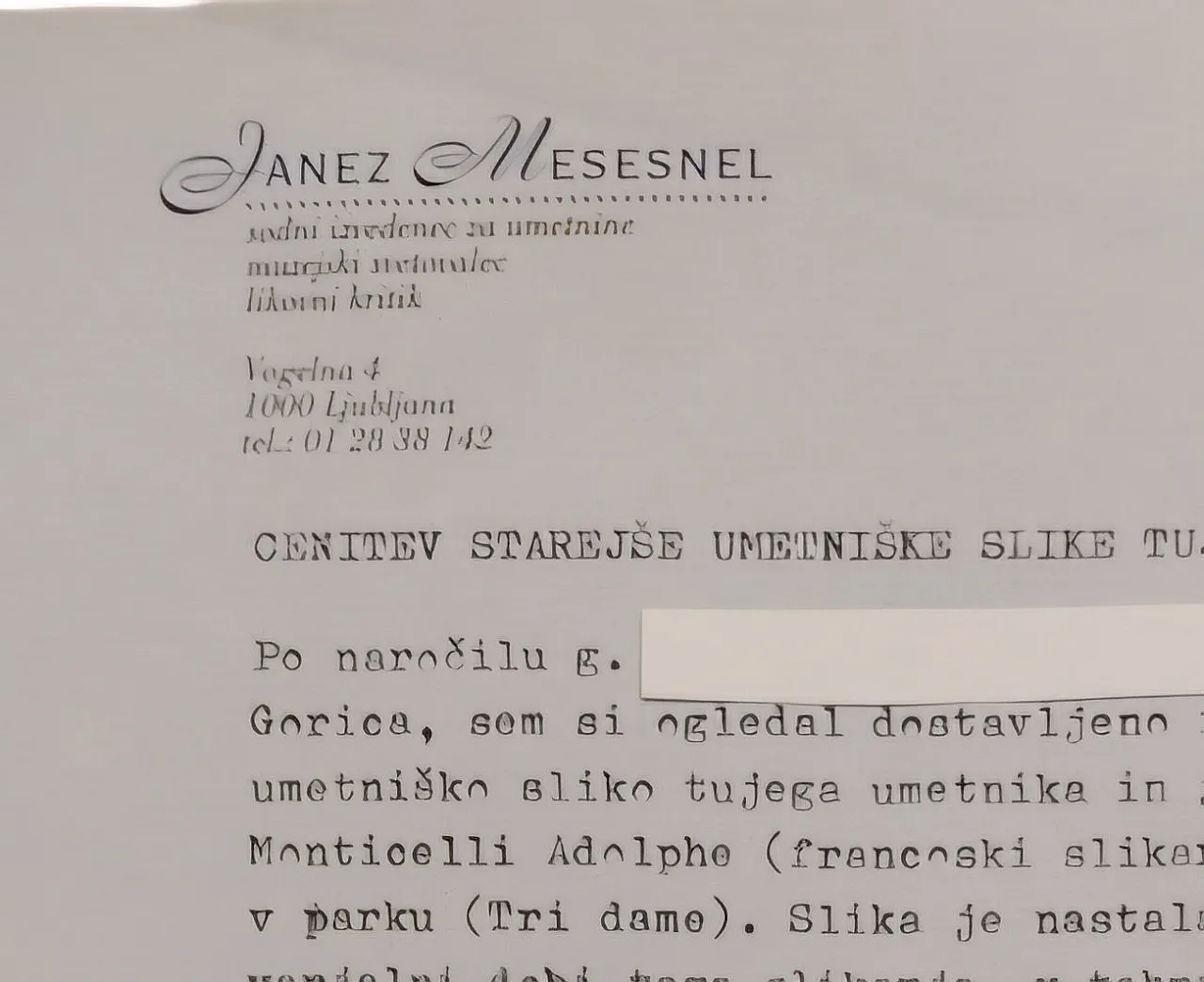 Three Elegant Ladies in a Park by Adolphe Montice, '800 15
