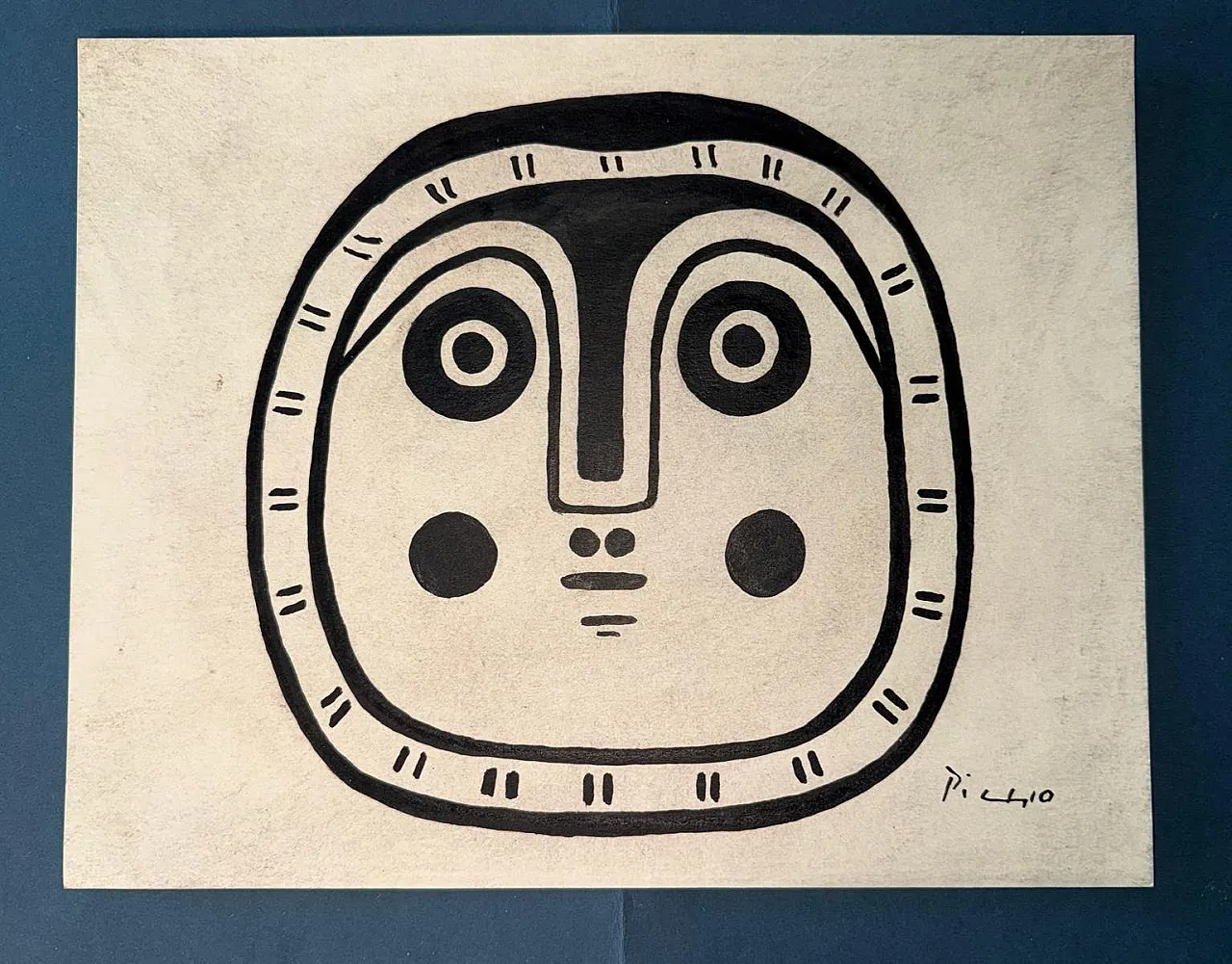 Audace maschera modernista di Pablo Picasso, '900 13