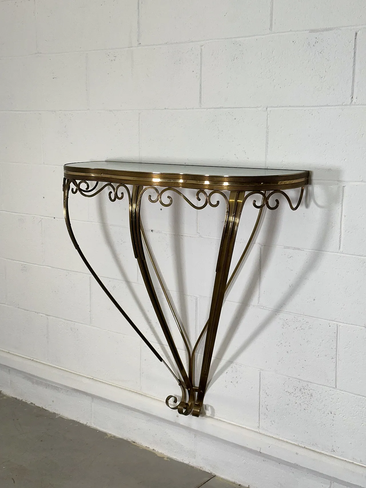 1960s brass console 2