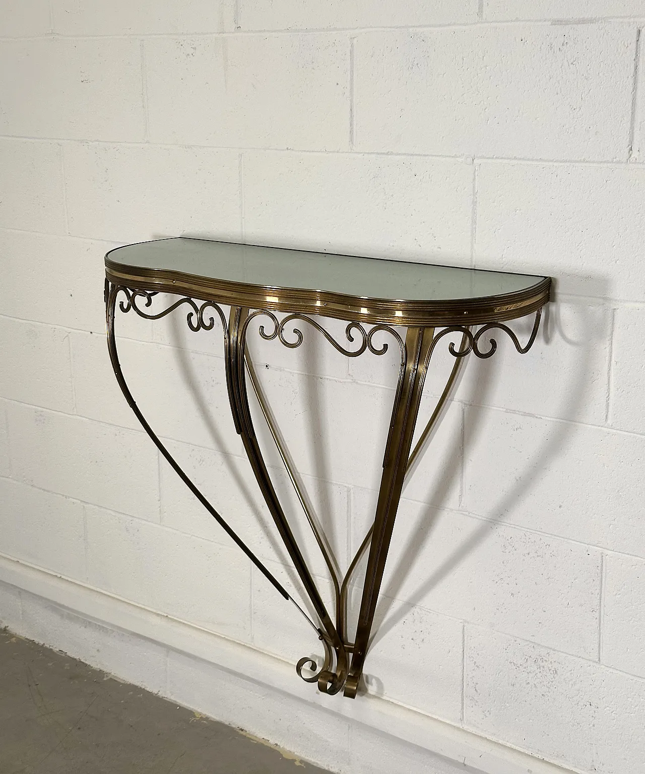 1960s brass console 3
