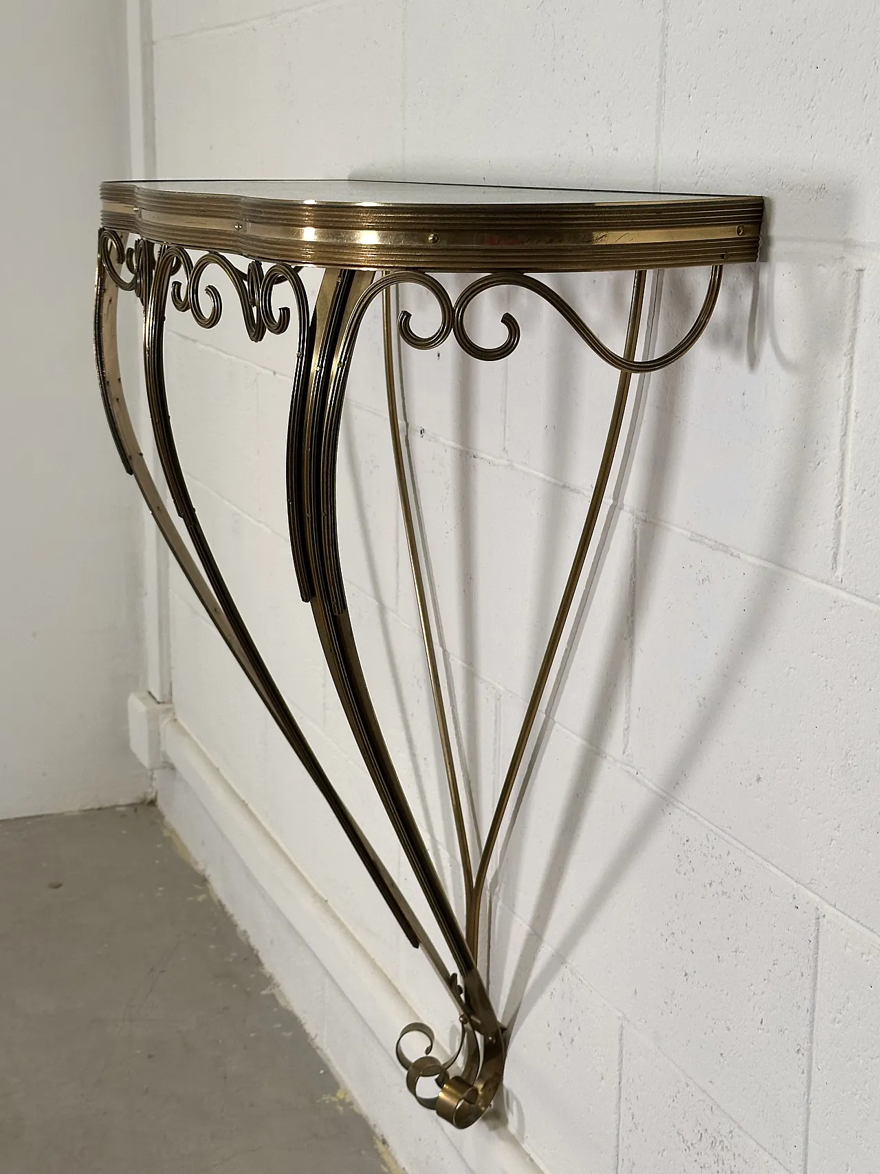1960s brass console 4