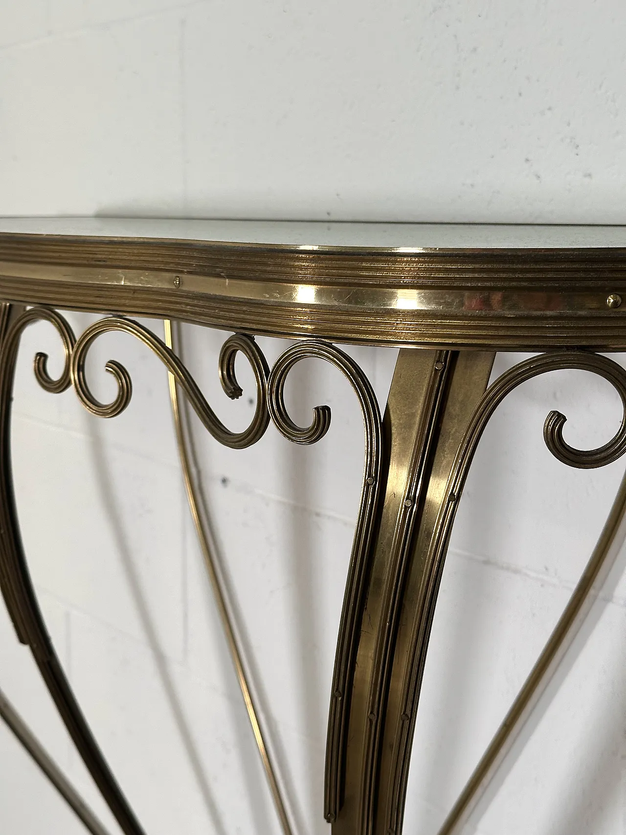 1960s brass console 6