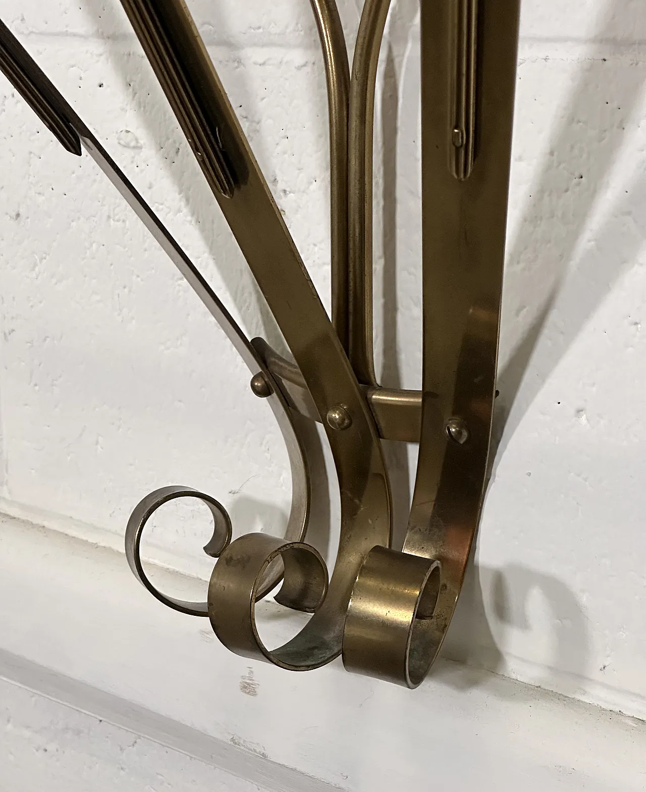 1960s brass console 7