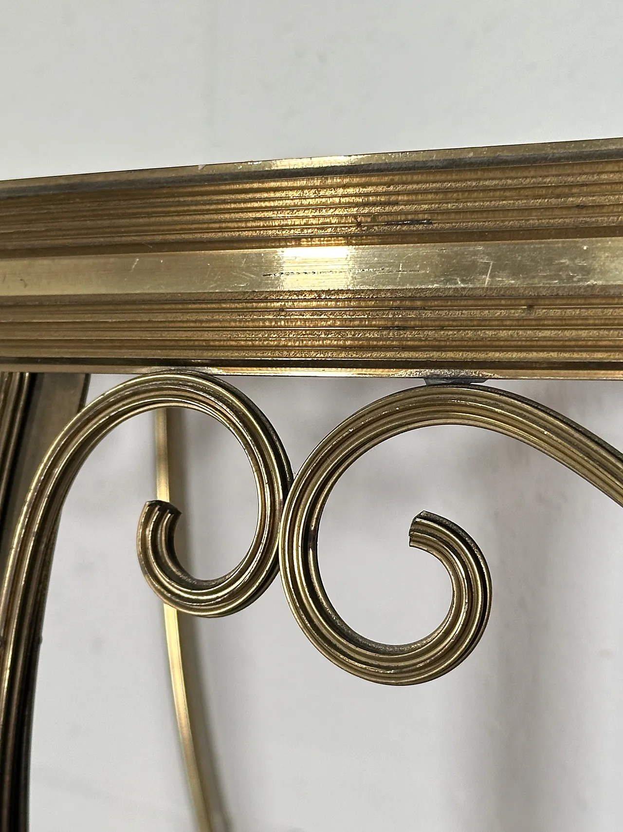 1960s brass console 8