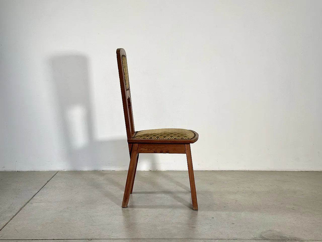 Pair of larch wood chairs, 1930s 6