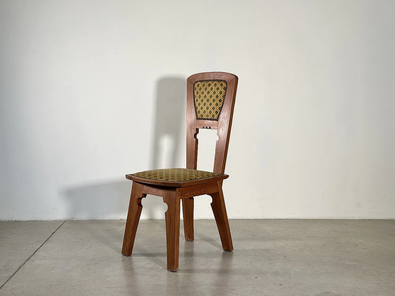 Pair of larch wood chairs, 1930s 7