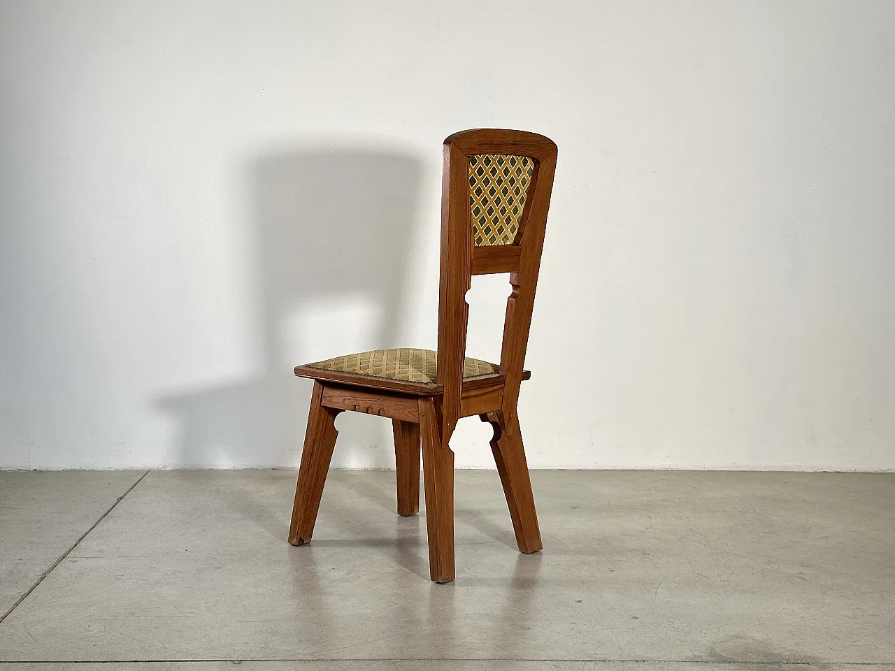 Pair of larch wood chairs, 1930s 9