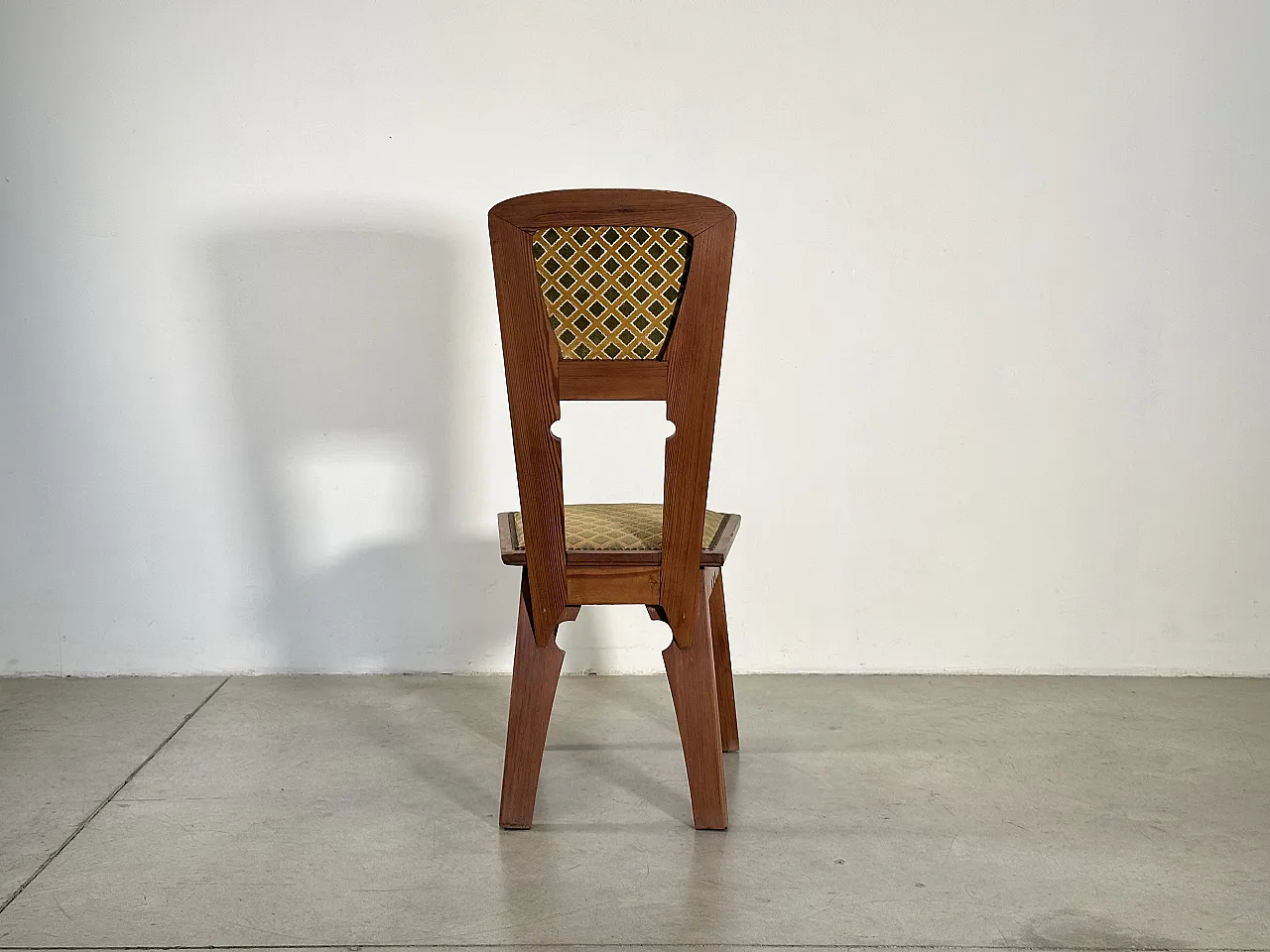 Pair of larch wood chairs, 1930s 10