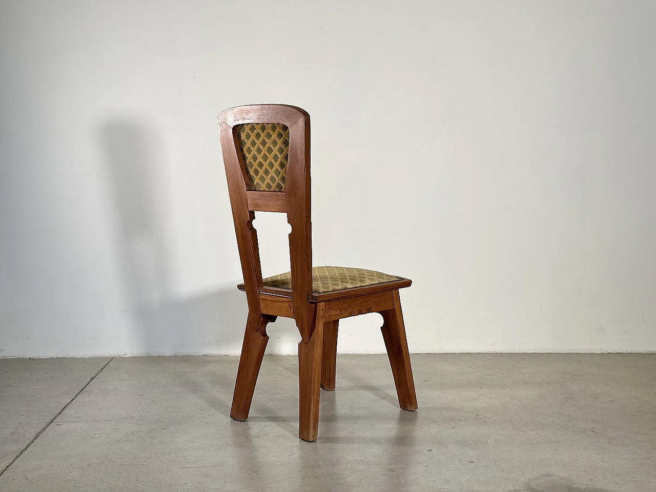 Pair of larch wood chairs, 1930s 11