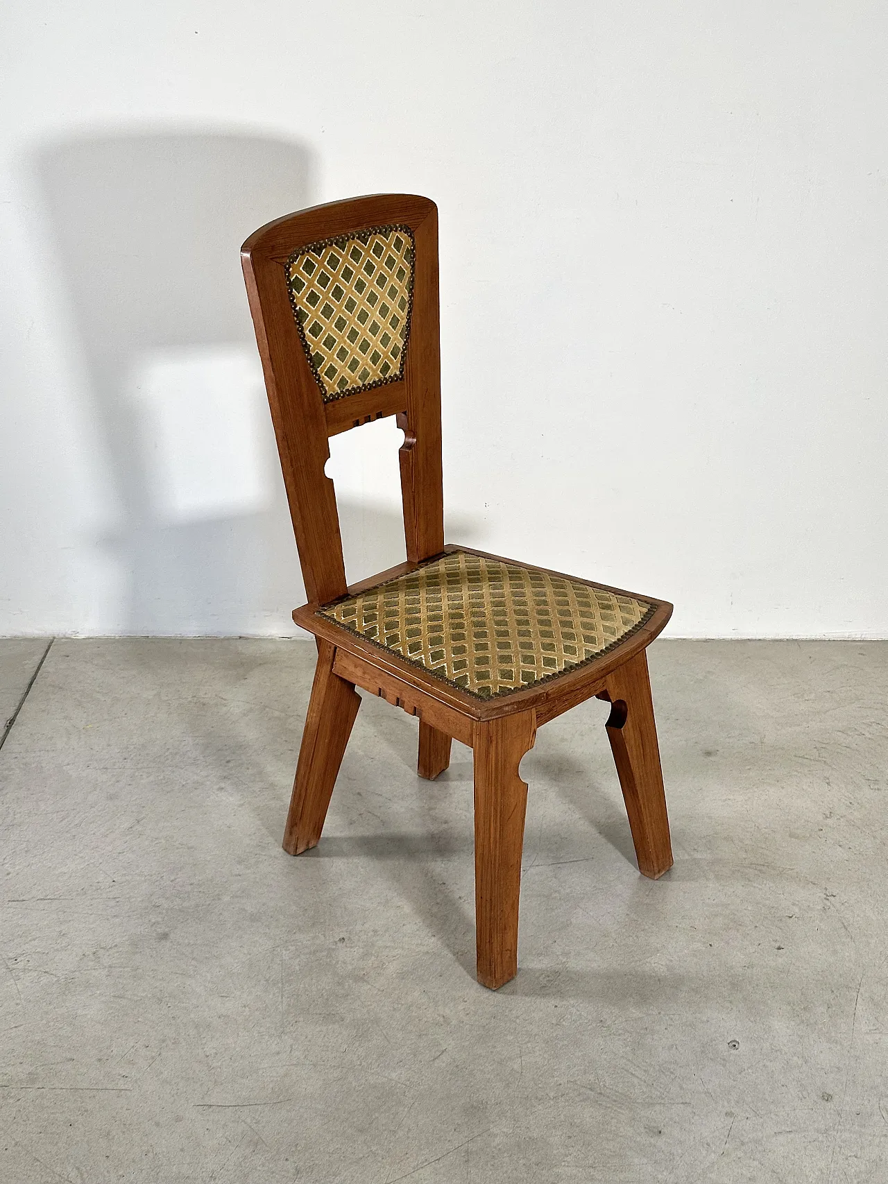 Pair of larch wood chairs, 1930s 14