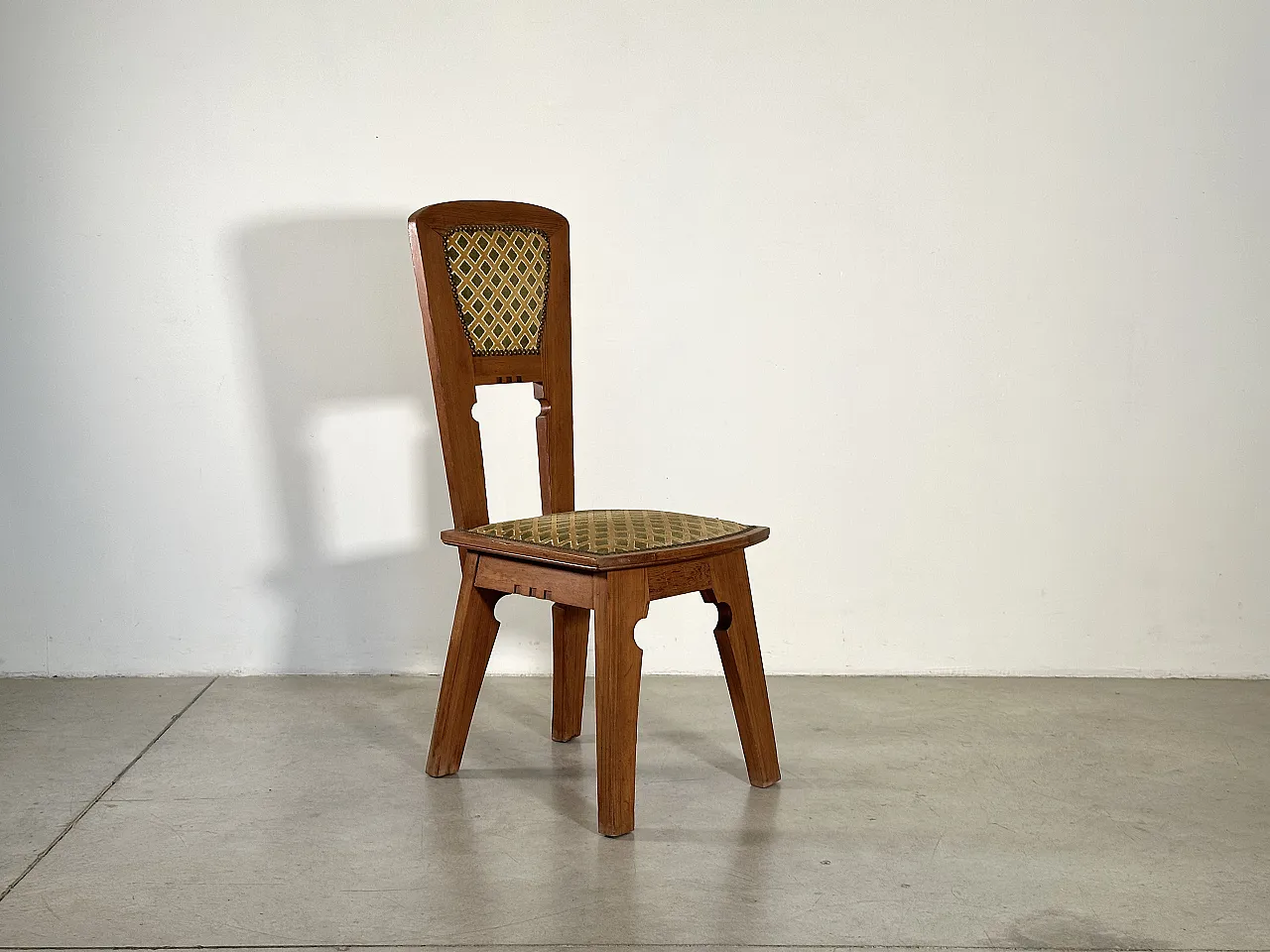 Pair of larch wood chairs, 1930s 15