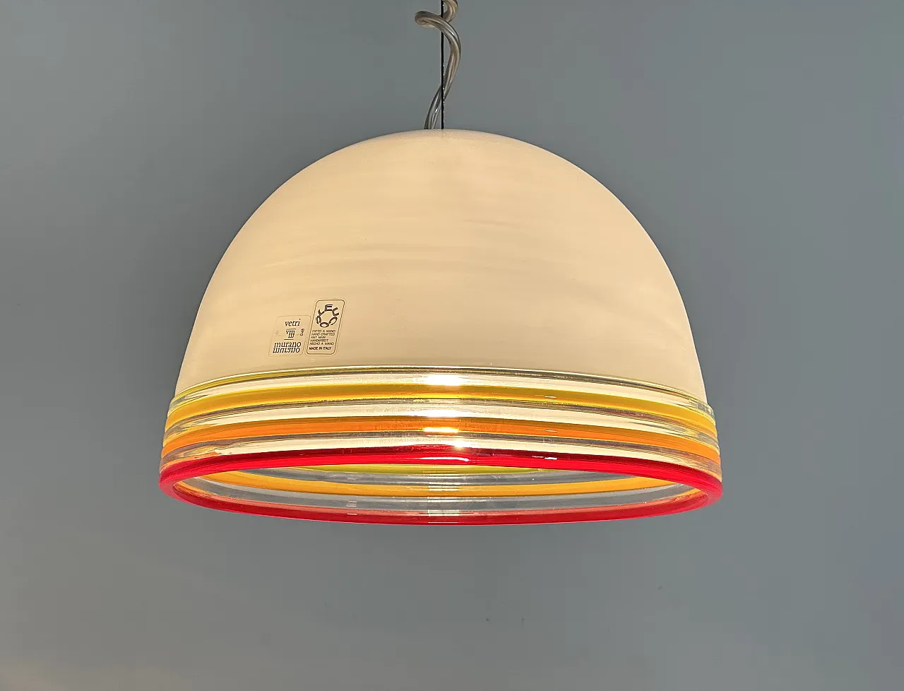 Febo model chandelier by R. Pamio and R. Toso for Leucos, 1970s 8