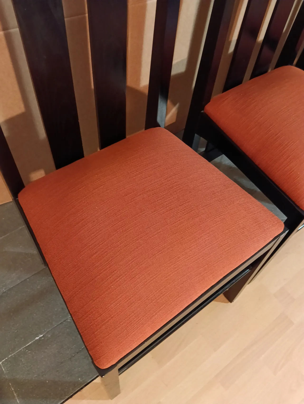 4 Sedie Ingram 834 by C.R.Mackintosh for Alivar nere in tex Ruggine 32