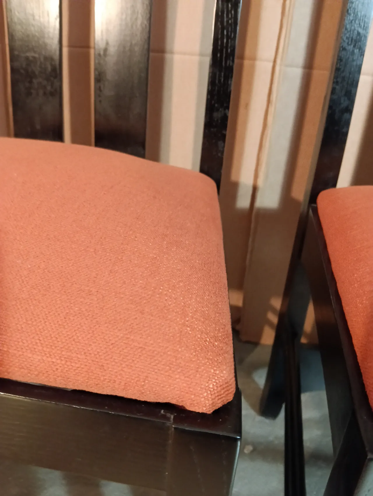 4 Sedie Ingram 834 by C.R.Mackintosh for Alivar nere in tex Ruggine 61