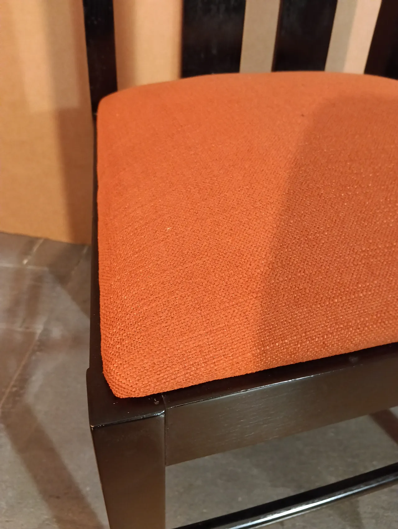 4 Sedie Ingram 834 by C.R.Mackintosh for Alivar nere in tex Ruggine 150