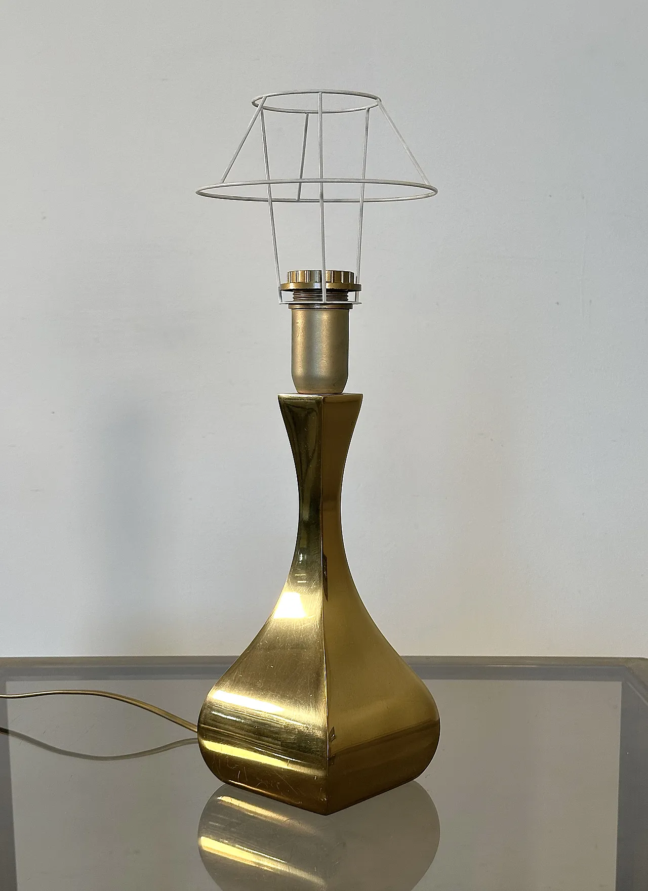 1970s brass table lamp 5