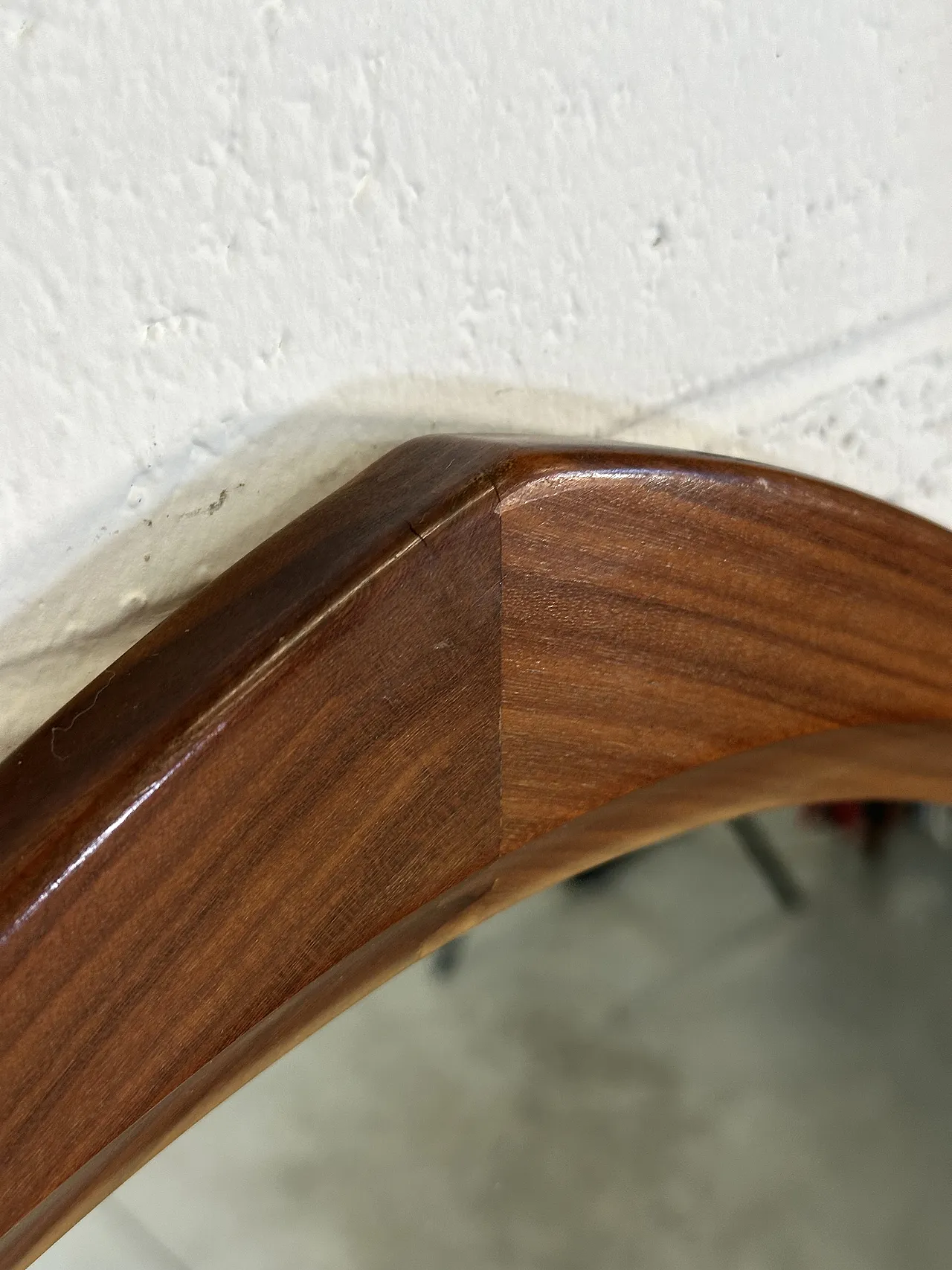 Specchio in teak nello stile di Campo & Graffi anni 70 7