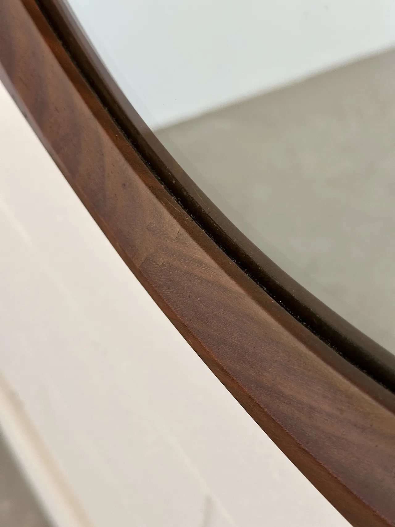 Specchio in teak nello stile di Campo & Graffi anni 70 8