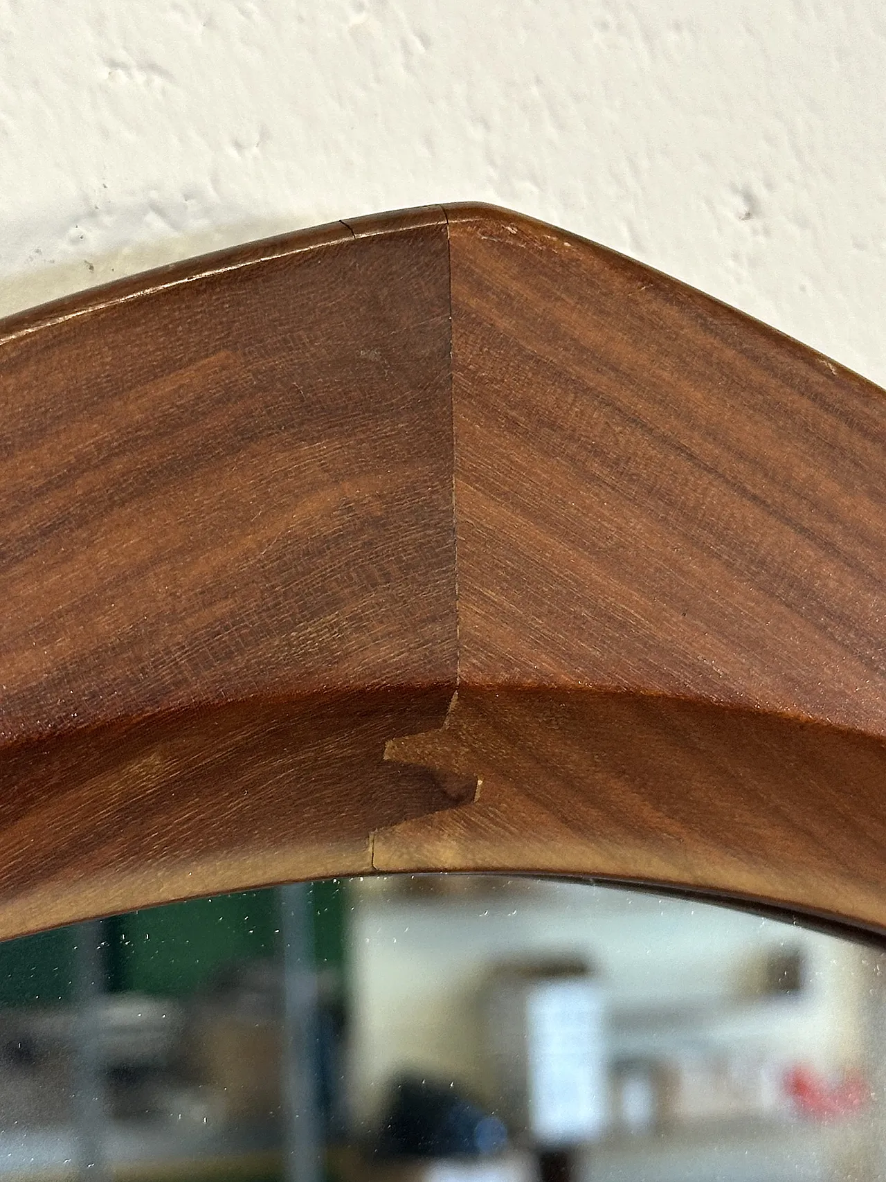 Specchio in teak nello stile di Campo & Graffi anni 70 10