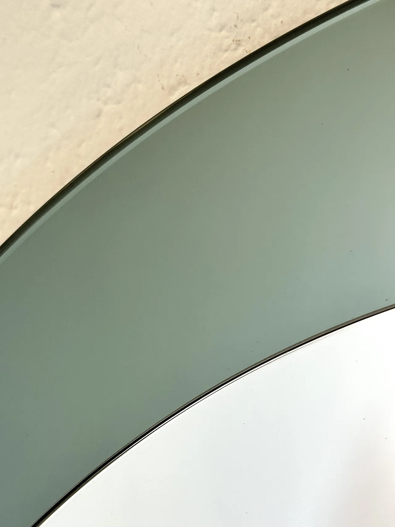 Specchio rotondo di Cristal Art, anni '70 2