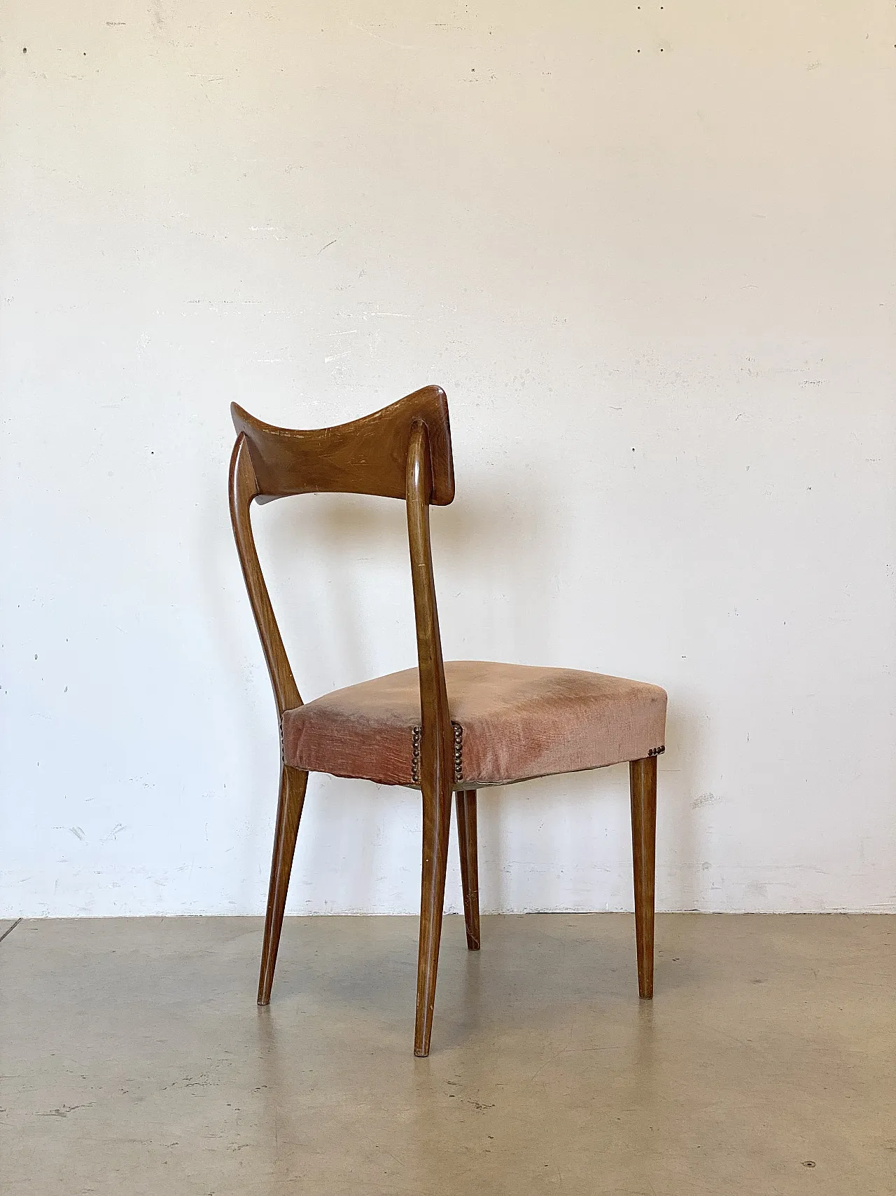 Pair of beech wood chairs, 1960s 4