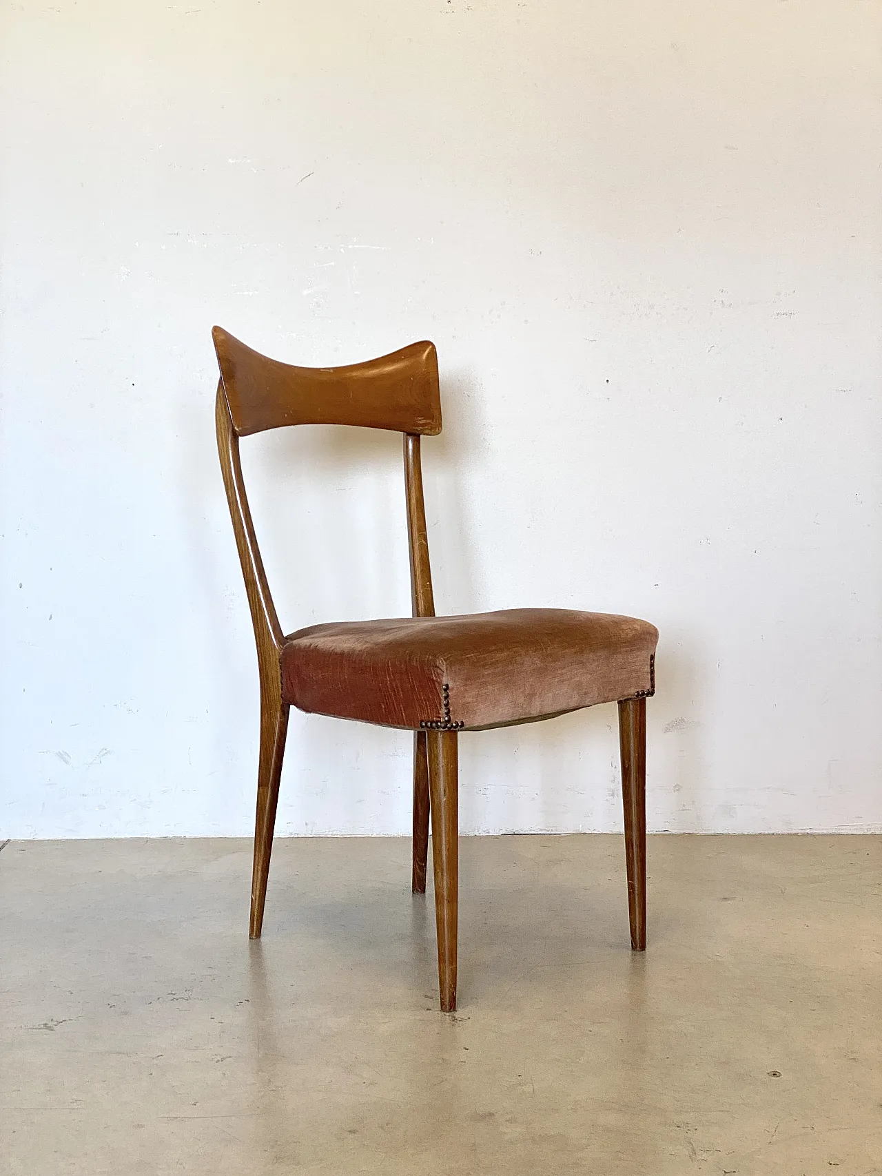 Pair of beech wood chairs, 1960s 6