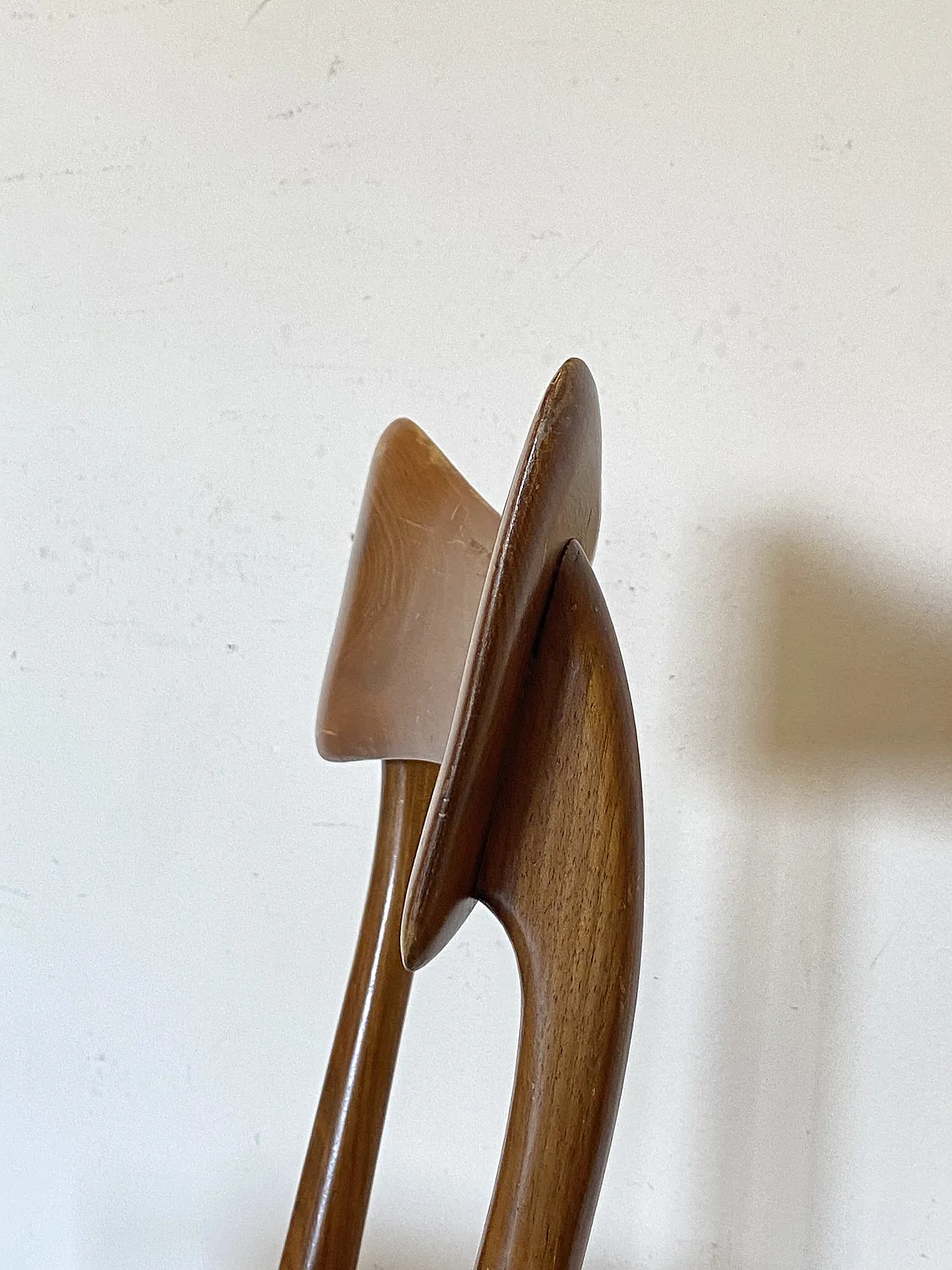 Pair of beech wood chairs, 1960s 8