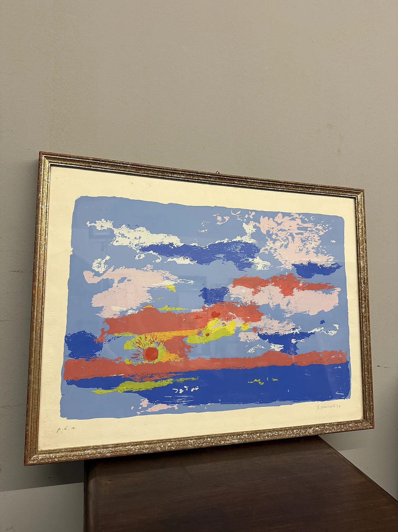 Screenprint by Giovanni Omiccioli (1901-75) signed, 1974 1