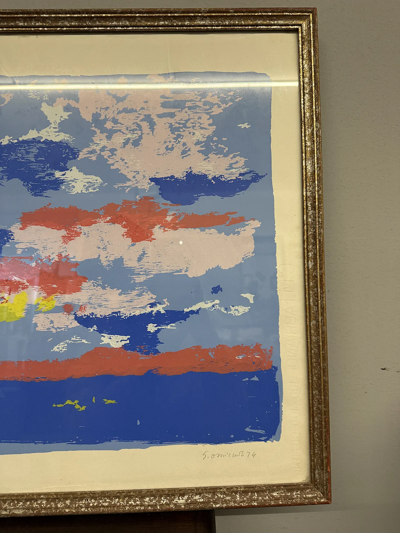 Screenprint by Giovanni Omiccioli (1901-75) signed, 1974 5