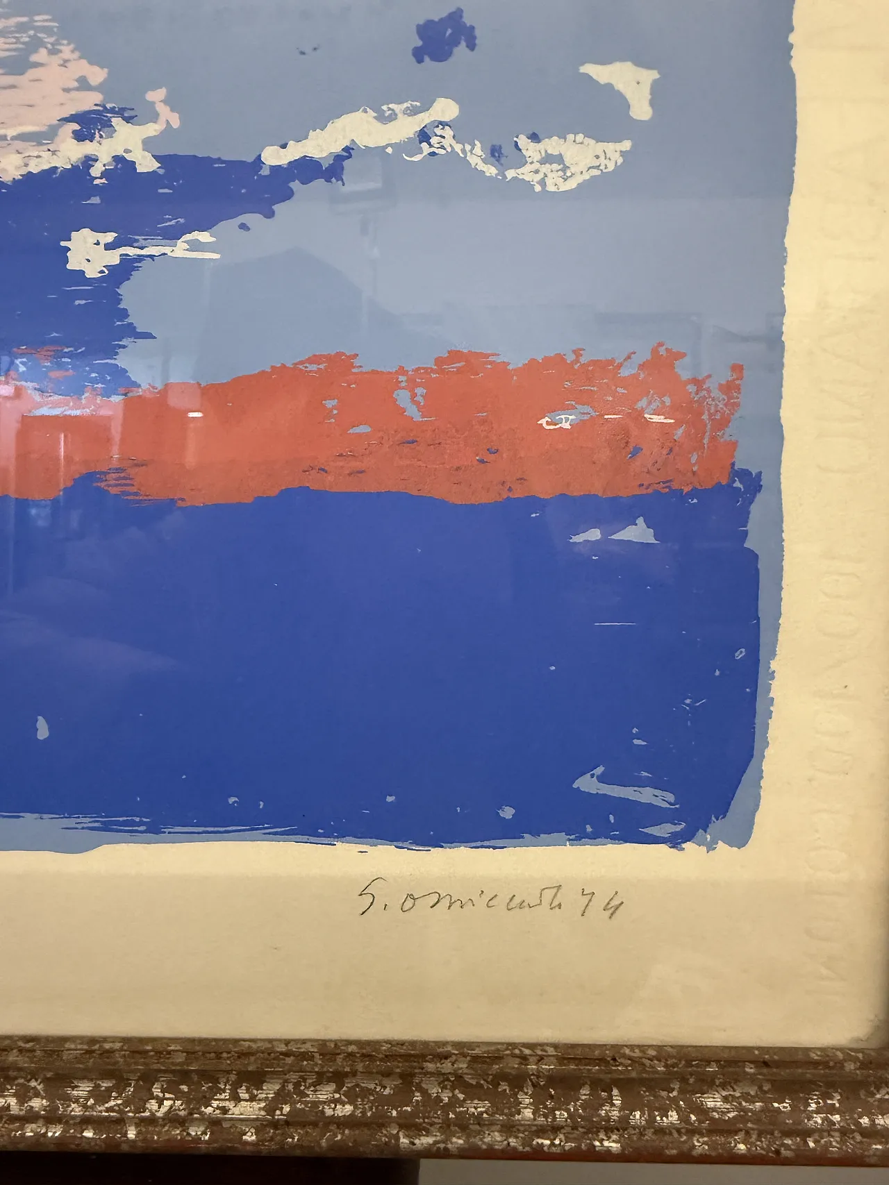 Screenprint by Giovanni Omiccioli (1901-75) signed, 1974 6