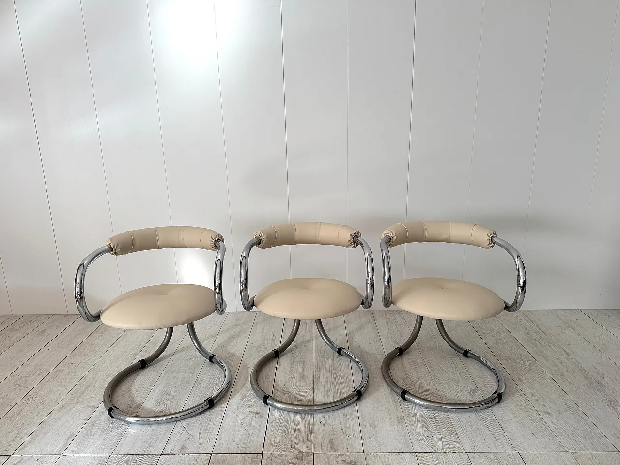 6 Chairs by Rudi Bonzanini for Tecnosalotto, 1970s 4